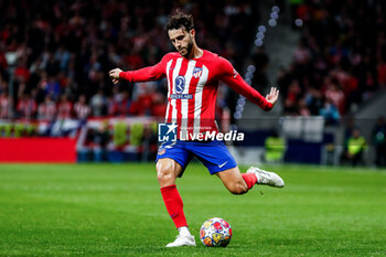 2024-03-13 - Mario Hermoso of Atletico de Madrid during the UEFA Champions League, Round of 16, 2nd leg football match between Atletico de Madrid and FC Internazionale on March 13, 2024 at Civitas Metropolitano stadium in Madrid, Spain - FOOTBALL - CHAMPIONS LEAGUE - ATLETICO MADRID V INTERNAZIONALE - UEFA CHAMPIONS LEAGUE - SOCCER