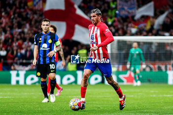 2024-03-13 - Rodrigo De Paul of Atletico de Madrid during the UEFA Champions League, Round of 16, 2nd leg football match between Atletico de Madrid and FC Internazionale on March 13, 2024 at Civitas Metropolitano stadium in Madrid, Spain - FOOTBALL - CHAMPIONS LEAGUE - ATLETICO MADRID V INTERNAZIONALE - UEFA CHAMPIONS LEAGUE - SOCCER