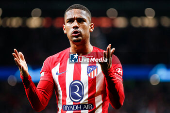 2024-03-13 - Samuel Lino of Atletico de Madrid during the UEFA Champions League, Round of 16, 2nd leg football match between Atletico de Madrid and FC Internazionale on March 13, 2024 at Civitas Metropolitano stadium in Madrid, Spain - FOOTBALL - CHAMPIONS LEAGUE - ATLETICO MADRID V INTERNAZIONALE - UEFA CHAMPIONS LEAGUE - SOCCER
