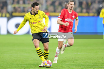 2024-03-13 - Mats Hummels of Borussia Dortmund during the UEFA Champions League, Round of 16, 2nd leg football match between Borussia Dortmund and PSV Eindhoven on March 13, 2024 at Signal Iduna Park in Dortmund, Germany - FOOTBALL - CHAMPIONS LEAGUE - DORTMUND V PSV - UEFA CHAMPIONS LEAGUE - SOCCER