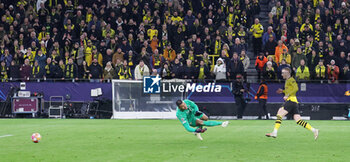 2024-03-13 - Marco Reus of Borussia Dortmund scores a goal 2-0 during the UEFA Champions League, Round of 16, 2nd leg football match between Borussia Dortmund and PSV Eindhoven on March 13, 2024 at Signal Iduna Park in Dortmund, Germany - FOOTBALL - CHAMPIONS LEAGUE - DORTMUND V PSV - UEFA CHAMPIONS LEAGUE - SOCCER