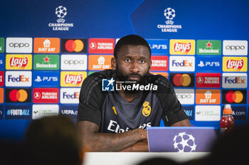 Real Madrid vs Manchester City: Real Madrid training and press conference - UEFA CHAMPIONS LEAGUE - SOCCER