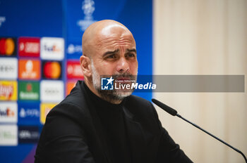 Real Madrid vs Manchester City: Manchester City press conference - UEFA CHAMPIONS LEAGUE - SOCCER