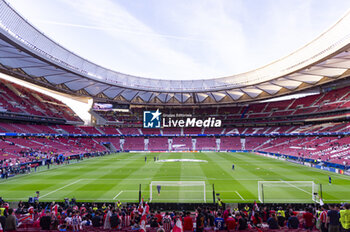 2024-04-10 - A general view of the stadium before the UEFA Champions League quarter-final first leg match between Atletico Madrid and Borussia Dortmund at Estadio Civitas Metropolitano on April 10, 2024 in Madrid, Spain. - ATLETICO MADRID VS BORUSSIA DORTMUND - UEFA CHAMPIONS LEAGUE - SOCCER