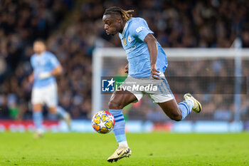 2024-04-17 - Manchester City forward Jérémy Doku (11) during the UEFA Champions League, Quarter-finals, 2nd leg football match between Manchester City and Real Madrid on April 17, 2024 at Etihad Stadium in Manchester, England - FOOTBALL - CHAMPIONS LEAGUE - MANCHESTER CITY V REAL MADRID - UEFA CHAMPIONS LEAGUE - SOCCER