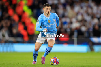 2024-04-17 - Phil Foden (47) of Manchester City during the UEFA Champions League, Quarter-finals, 2nd leg football match between Manchester City and Real Madrid on April 17, 2024 at Etihad Stadium in Manchester, England - FOOTBALL - CHAMPIONS LEAGUE - MANCHESTER CITY V REAL MADRID - UEFA CHAMPIONS LEAGUE - SOCCER