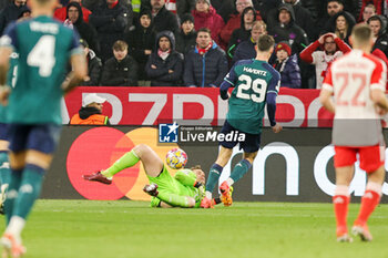 2024-04-17 - Manuel Neuer of Bayern Munich and Kai Havertz of Arsenal during the UEFA Champions League, Quarter-finals, 2nd leg football match between Bayern Munich and Arsenal on April 17, 2024 at Allianz Arena in Munich, Germany - FOOTBALL - CHAMPIONS LEAGUE - BAYERN MUNICH V ARSENAL - UEFA CHAMPIONS LEAGUE - SOCCER