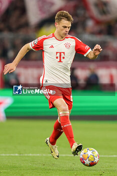 2024-04-17 - Joshua Kimmich of Bayern Munich during the UEFA Champions League, Quarter-finals, 2nd leg football match between Bayern Munich and Arsenal on April 17, 2024 at Allianz Arena in Munich, Germany - FOOTBALL - CHAMPIONS LEAGUE - BAYERN MUNICH V ARSENAL - UEFA CHAMPIONS LEAGUE - SOCCER