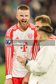 2024-04-17 - Eric Dier of Bayern Munich celebrates at full time during the UEFA Champions League, Quarter-finals, 2nd leg football match between Bayern Munich and Arsenal on April 17, 2024 at Allianz Arena in Munich, Germany - FOOTBALL - CHAMPIONS LEAGUE - BAYERN MUNICH V ARSENAL - UEFA CHAMPIONS LEAGUE - SOCCER