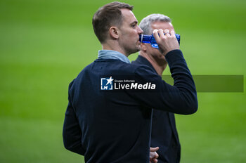 2024-05-07 - MADRID, SPAIN - MAY 7: Manuel Neuer of FC Bayern Munchen seen during the Bayern Munchen Pitch Walk and Press Conference ahead of their UEFA Champions League semi-final second leg match against Real Madrid at Estadio Santiago Bernabeu on May 7, 2024 in Madrid, Spain. - REAL MADRID VS BAYERN MUNICH: BAYERN MUNICH PRESS CONFERENCE AND PITCH WALKING - UEFA CHAMPIONS LEAGUE - SOCCER