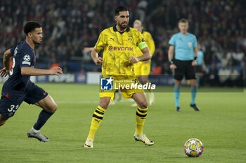2024-05-07 - Emre Can of Dortmund, left Warren Zaire-Emery of PSG during the UEFA Champions League, Semi-finals, 2nd leg football match between Paris Saint-Germain and Borussia Dortmund on May 7, 2024 at Parc des Princes stadium in Paris, France - FOOTBALL - CHAMPIONS LEAGUE - PARIS SG V DORTMUND - UEFA CHAMPIONS LEAGUE - SOCCER