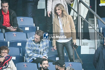 2024-05-07 - Ophelie MEUNIER and her husband Mathieu VERGNE during the UEFA Champions League, Semi-finals, 2nd leg football match between Paris Saint-Germain and Borussia Dortmund on May 7, 2024 at Parc des Princes stadium in Paris, France - FOOTBALL - CHAMPIONS LEAGUE - PARIS SG V DORTMUND - UEFA CHAMPIONS LEAGUE - SOCCER