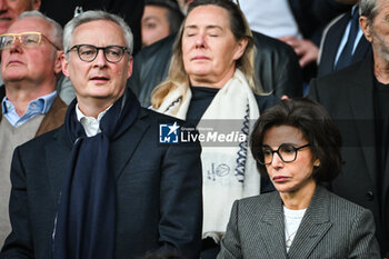 07/05/2024 - France's Minister for Economy and Finances Bruno LE MAIRE and France's Minister for Culture Rachida DATI during the UEFA Champions League, Semi-finals, 2nd leg football match between Paris Saint-Germain and Borussia Dortmund on May 7, 2024 at Parc des Princes stadium in Paris, France - FOOTBALL - CHAMPIONS LEAGUE - PARIS SG V DORTMUND - UEFA CHAMPIONS LEAGUE - CALCIO