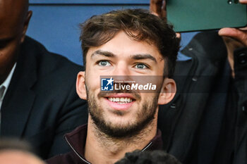 2024-05-07 - Pierre GASLY during the UEFA Champions League, Semi-finals, 2nd leg football match between Paris Saint-Germain and Borussia Dortmund on May 7, 2024 at Parc des Princes stadium in Paris, France - FOOTBALL - CHAMPIONS LEAGUE - PARIS SG V DORTMUND - UEFA CHAMPIONS LEAGUE - SOCCER