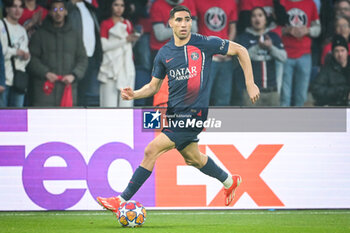 2024-05-07 - Achraf HAKIMI of PSG during the UEFA Champions League, Semi-finals, 2nd leg football match between Paris Saint-Germain and Borussia Dortmund on May 7, 2024 at Parc des Princes stadium in Paris, France - FOOTBALL - CHAMPIONS LEAGUE - PARIS SG V DORTMUND - UEFA CHAMPIONS LEAGUE - SOCCER
