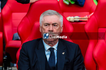 2024-06-01 - Carlo Ancelotti coach of Real Madrid - FINAL - BORUSSIA DORTMUND VS REAL MADRID - UEFA CHAMPIONS LEAGUE - SOCCER