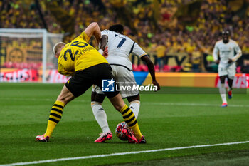 2024-06-01 - Julian Ryerson of Borussia Dortmund and Vinicius Junior of Real Madrid - FINAL - BORUSSIA DORTMUND VS REAL MADRID - UEFA CHAMPIONS LEAGUE - SOCCER