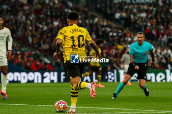 2024-06-01 - Jadon Sancho of Borussia Dortmund - FINAL - BORUSSIA DORTMUND VS REAL MADRID - UEFA CHAMPIONS LEAGUE - SOCCER