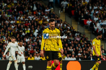 2024-06-01 - Mats Hummels of Borussia Dortmund - FINAL - BORUSSIA DORTMUND VS REAL MADRID - UEFA CHAMPIONS LEAGUE - SOCCER