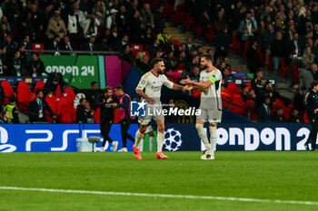 2024-06-01 - Daniel Carvajal of Real Madrid and Nacho Fernandez of Real Madrid - FINAL - BORUSSIA DORTMUND VS REAL MADRID - UEFA CHAMPIONS LEAGUE - SOCCER