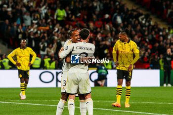 2024-06-01 - Eder Militao of Real Madrid and Daniel Carvajal of Real Madrid - FINAL - BORUSSIA DORTMUND VS REAL MADRID - UEFA CHAMPIONS LEAGUE - SOCCER