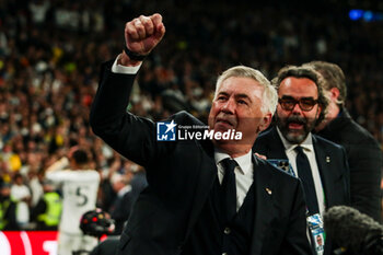 2024-06-01 - Carlo Ancelotti coach of Real Madrid - FINAL - BORUSSIA DORTMUND VS REAL MADRID - UEFA CHAMPIONS LEAGUE - SOCCER