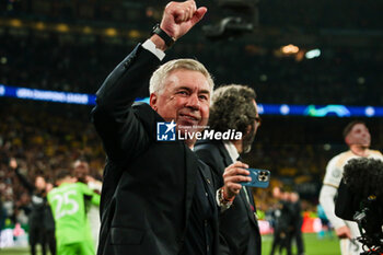 2024-06-01 - Carlo Ancelotti coach of Real Madrid - FINAL - BORUSSIA DORTMUND VS REAL MADRID - UEFA CHAMPIONS LEAGUE - SOCCER