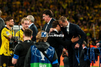 2024-06-01 - Aleksander Čeferin UEFA president and Edin Terzic coach of Borussia Dortmund - FINAL - BORUSSIA DORTMUND VS REAL MADRID - UEFA CHAMPIONS LEAGUE - SOCCER