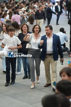 2024-06-02 - Real Madrid players during the celebration of Real Madrid football club's 15th Cahampion League victory at the Plaza de Cibeles in Madrid. June 2 nd 2024 Cordon Press - REAL MADRID PLAYES AYUNTAMIENTO - UEFA CHAMPIONS LEAGUE - SOCCER