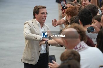 2024-06-02 - Real Madrid players during the celebration of Real Madrid football club's 15th Cahampion League victory at the Plaza de Cibeles in Madrid. June 2 nd 2024 Cordon Press - REAL MADRID PLAYES AYUNTAMIENTO - UEFA CHAMPIONS LEAGUE - SOCCER