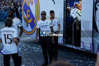 2024-06-02 - Real Madrid Champions League celebration in Madrid. Real Madrid players during the celebration of Real Madrid football club's 15th Cahampion League victory at the Plaza de Cibeles in Madrid. June 2 nd 2024 900/Cordon Press - REAL MADRID CHAMPIONS LEAGUE CELEBRATION IN MADRID - UEFA CHAMPIONS LEAGUE - SOCCER