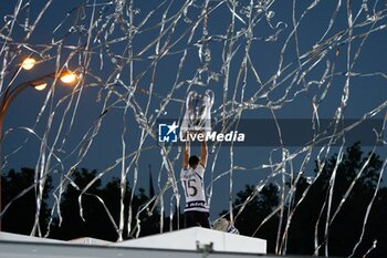 2024-06-02 - Real Madrid Champions League celebration in Madrid. Real Madrid players during the celebration of Real Madrid football club's 15th Cahampion League victory at the Plaza de Cibeles in Madrid. June 2 nd 2024 900/Cordon Press - REAL MADRID CHAMPIONS LEAGUE CELEBRATION IN MADRID - UEFA CHAMPIONS LEAGUE - SOCCER