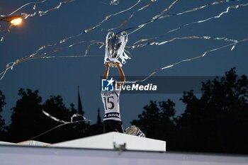 2024-06-02 - Real Madrid Champions League celebration in Madrid. Real Madrid players during the celebration of Real Madrid football club's 15th Cahampion League victory at the Plaza de Cibeles in Madrid. June 2 nd 2024 900/Cordon Press - REAL MADRID CHAMPIONS LEAGUE CELEBRATION IN MADRID - UEFA CHAMPIONS LEAGUE - SOCCER