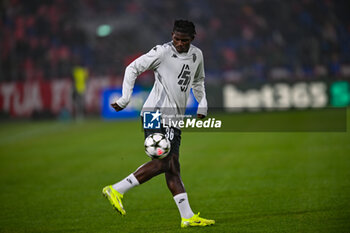 2024-11-05 - Monaco’s Breel Embolo portrait during warm up - BOLOGNA FC VS AS MONACO - UEFA CHAMPIONS LEAGUE - SOCCER