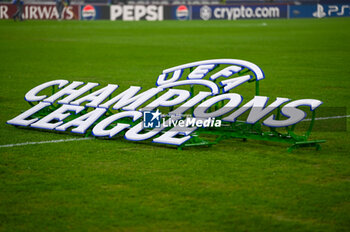 2024-11-05 - logo of Uefa Champion League - BOLOGNA FC VS AS MONACO - UEFA CHAMPIONS LEAGUE - SOCCER