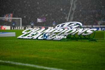 2024-11-05 - logo of Uefa Champion League - BOLOGNA FC VS AS MONACO - UEFA CHAMPIONS LEAGUE - SOCCER