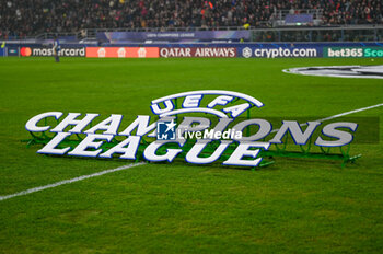 2024-11-05 - logo of Uefa Champion League - BOLOGNA FC VS AS MONACO - UEFA CHAMPIONS LEAGUE - SOCCER