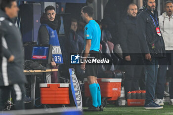 2024-11-05 - The Referee of the match Aliyar Aghayev of AZE Var (Video Assistant Referee) - BOLOGNA FC VS AS MONACO - UEFA CHAMPIONS LEAGUE - SOCCER