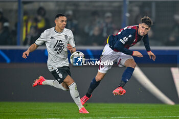 2024-11-05 - Bologna's Juan Miranda portrait in action - BOLOGNA FC VS AS MONACO - UEFA CHAMPIONS LEAGUE - SOCCER