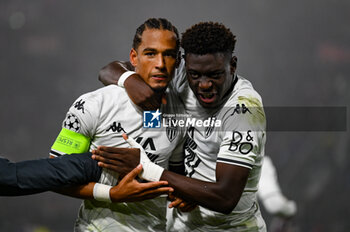 2024-11-05 - Monaco’s Thilo Kehrer celebrates after scoring a goal - BOLOGNA FC VS AS MONACO - UEFA CHAMPIONS LEAGUE - SOCCER