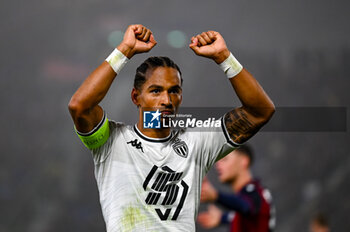 2024-11-05 - Monaco’s Thilo Kehrer celebrates after scoring a goal - BOLOGNA FC VS AS MONACO - UEFA CHAMPIONS LEAGUE - SOCCER