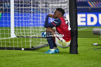 2024-11-05 - Bologna's Jhon Lucumi shows his disappointment - BOLOGNA FC VS AS MONACO - UEFA CHAMPIONS LEAGUE - SOCCER