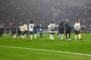 2024-11-05 - AS Monaco FC greets the fans at the end of the match - BOLOGNA FC VS AS MONACO - UEFA CHAMPIONS LEAGUE - SOCCER