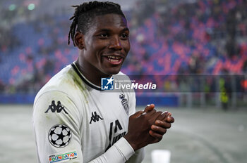 2024-11-05 - Monaco’s Breel Embolo portrait celebrates a victory at the end of match - BOLOGNA FC VS AS MONACO - UEFA CHAMPIONS LEAGUE - SOCCER