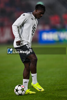 2024-11-05 - Monaco’s Breel Embolo portrait during warm up - BOLOGNA FC VS AS MONACO - UEFA CHAMPIONS LEAGUE - SOCCER