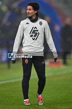 2024-11-05 - Monaco’s Takumi Minamino portrait during warm up - BOLOGNA FC VS AS MONACO - UEFA CHAMPIONS LEAGUE - SOCCER