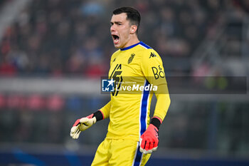 2024-11-05 - Monaco’s Radoslaw Majecki gestures - BOLOGNA FC VS AS MONACO - UEFA CHAMPIONS LEAGUE - SOCCER