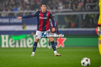 2024-11-05 - Bologna's Giovanni Fabbian in action - BOLOGNA FC VS AS MONACO - UEFA CHAMPIONS LEAGUE - SOCCER