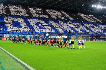 2024-09-19 - Teams line up ahead of kick off in the UEFA Champions League 1° UEFA Champions League AtalantaBC vs ArsenalFC 2024-25 game at Gewiss Stadium in Bergamo (BG), Italy, 19.09.2024.
Photo by Marius Bunduc/LiveMedia - ATALANTA BC VS ARSENAL FC - UEFA CHAMPIONS LEAGUE - SOCCER