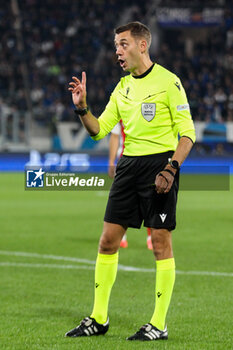 2024-09-19 - Referee Clement Turpin , 1° UEFA Champions League AtalantaBC vs ArsenalFC 2024-25 game at Gewiss Stadium in Bergamo (BG), Italy, 19.09.2024.
Photo by Marius Bunduc/LiveMedia - ATALANTA BC VS ARSENAL FC - UEFA CHAMPIONS LEAGUE - SOCCER